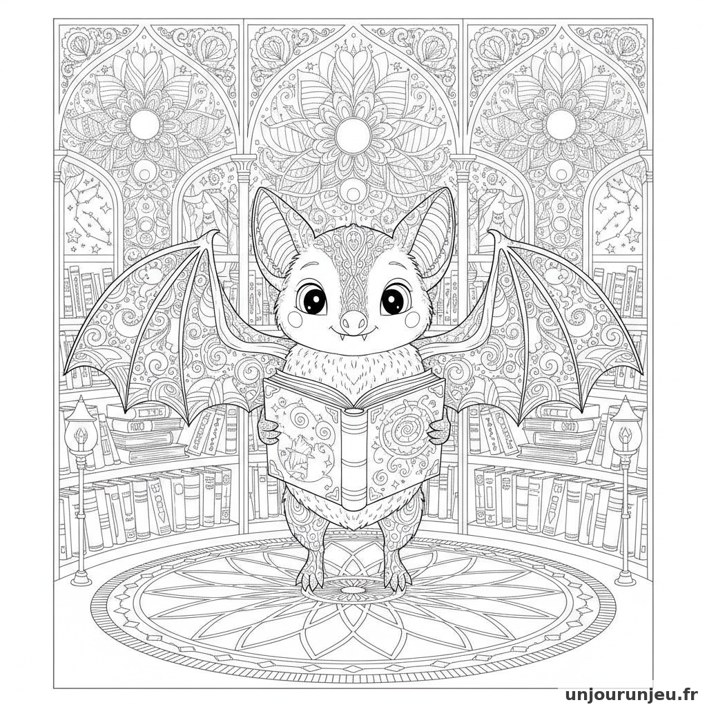Coloriage Chauve Souris Chauve Souris Livre 19