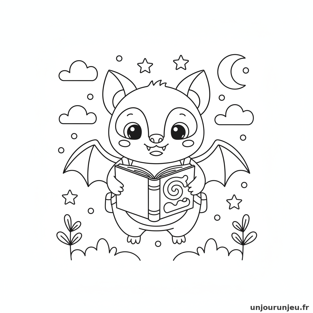 Coloriage Chauve Souris Chauve Souris Livre 19