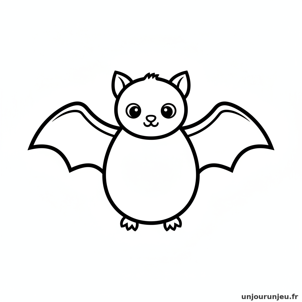 Coloriage Chauve Souris Chauve Souris Bebe 05