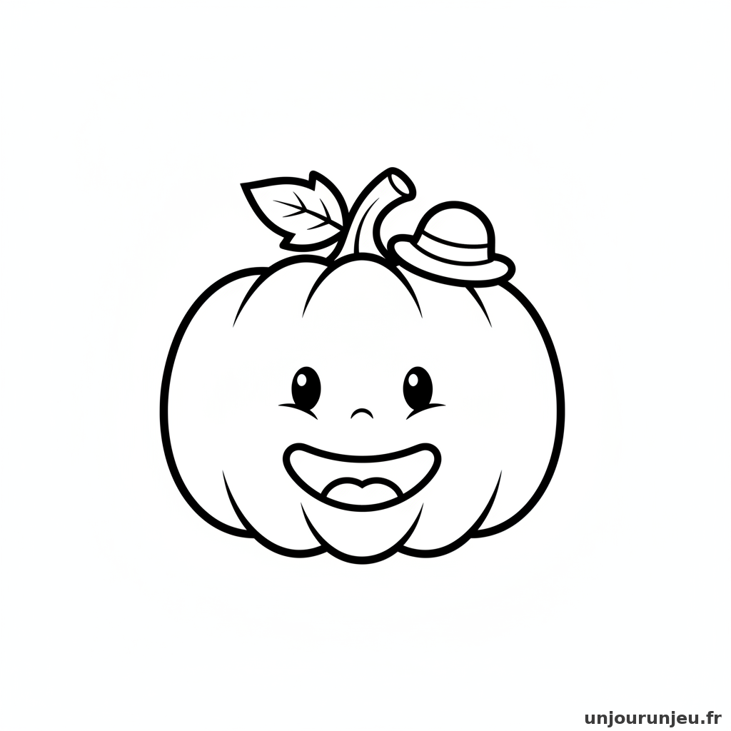 Coloriage Citrouille Citrouille Bebe 15