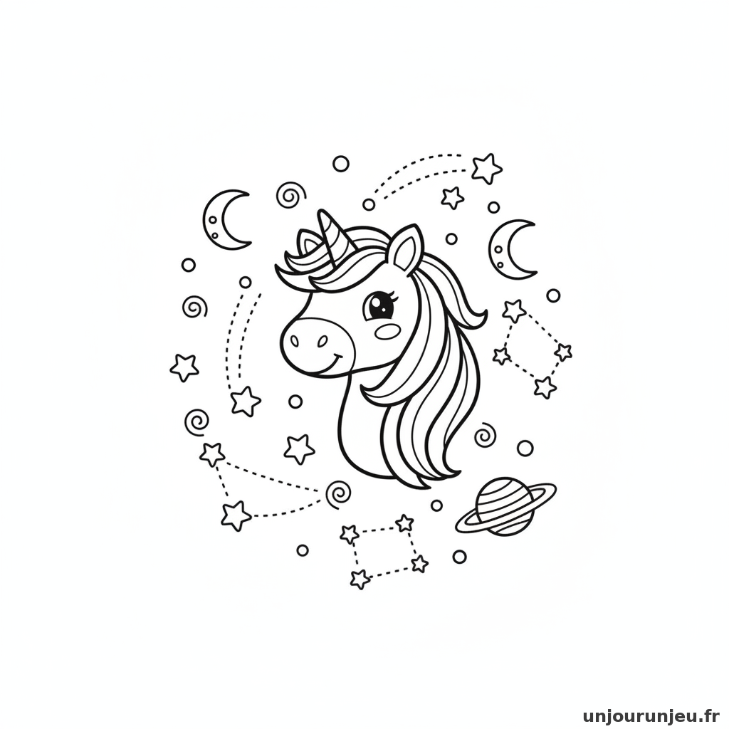 Coloriage Etoile Constellation Detoiles 10