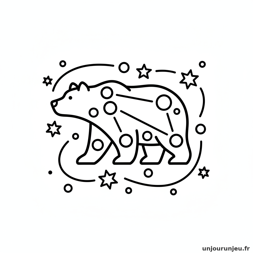 Coloriage Etoile Constellation Detoiles 10