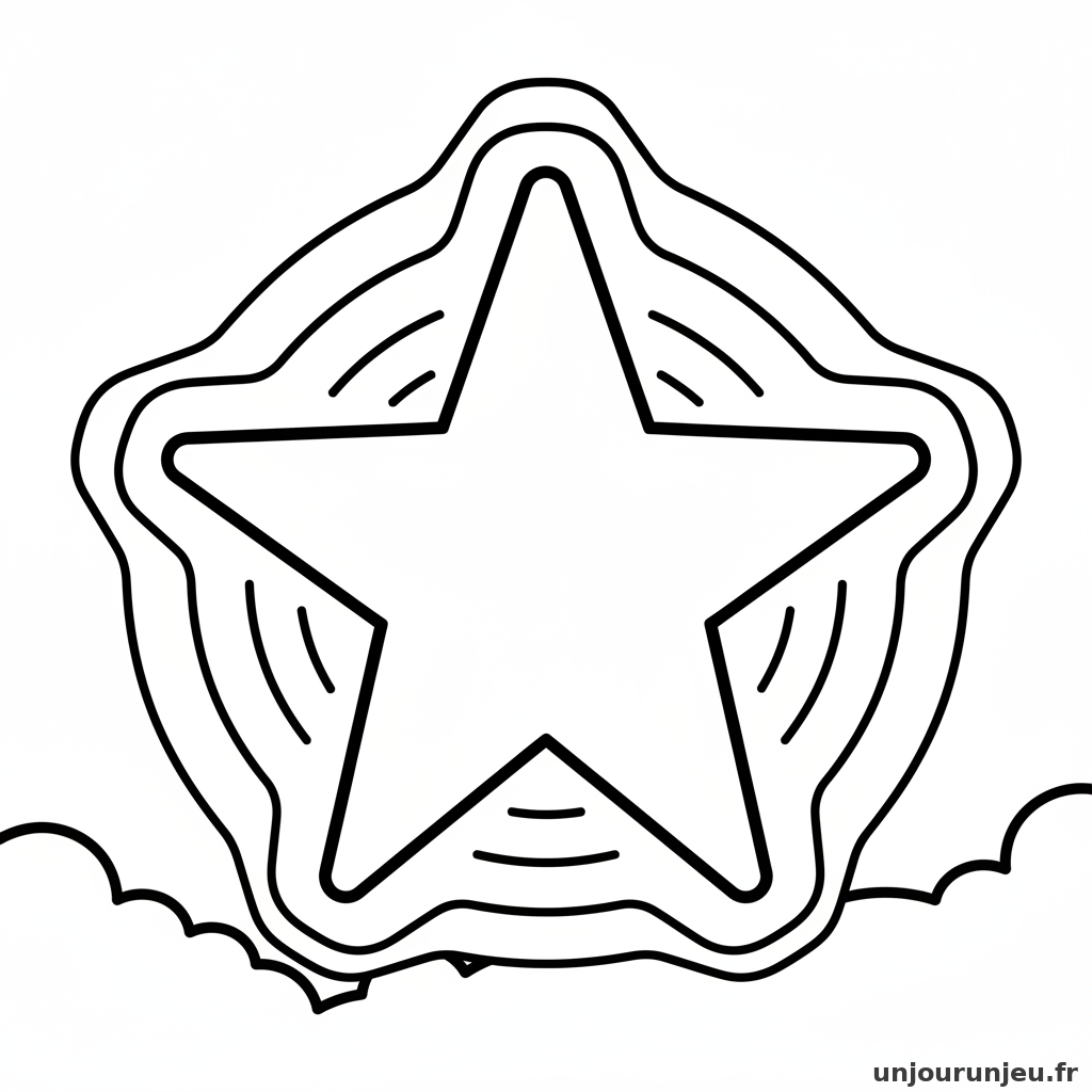 Coloriage Etoile Etoile Berger 13