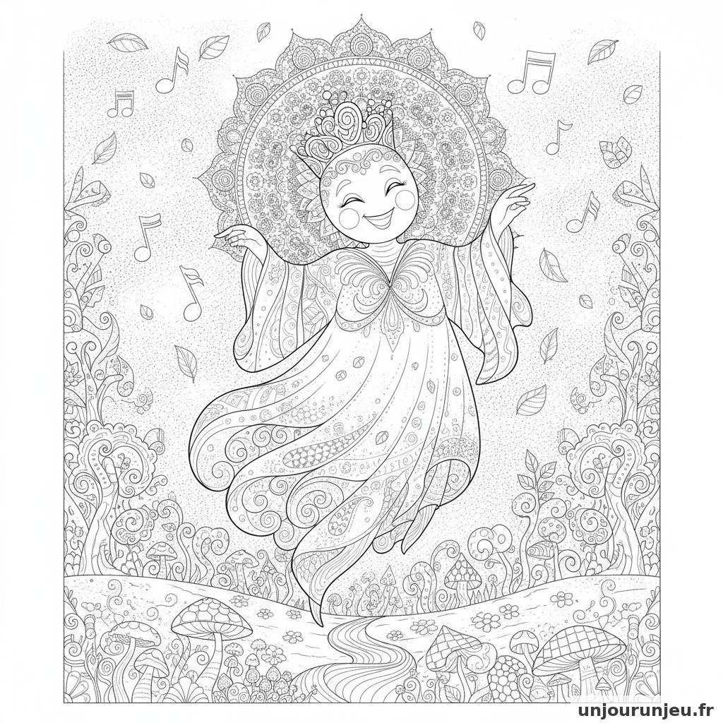 Coloriage Fantome Fantome Dansant 16