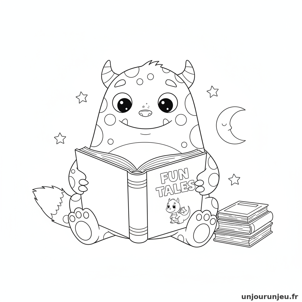 Coloriage Monstre Monstre Livre 16