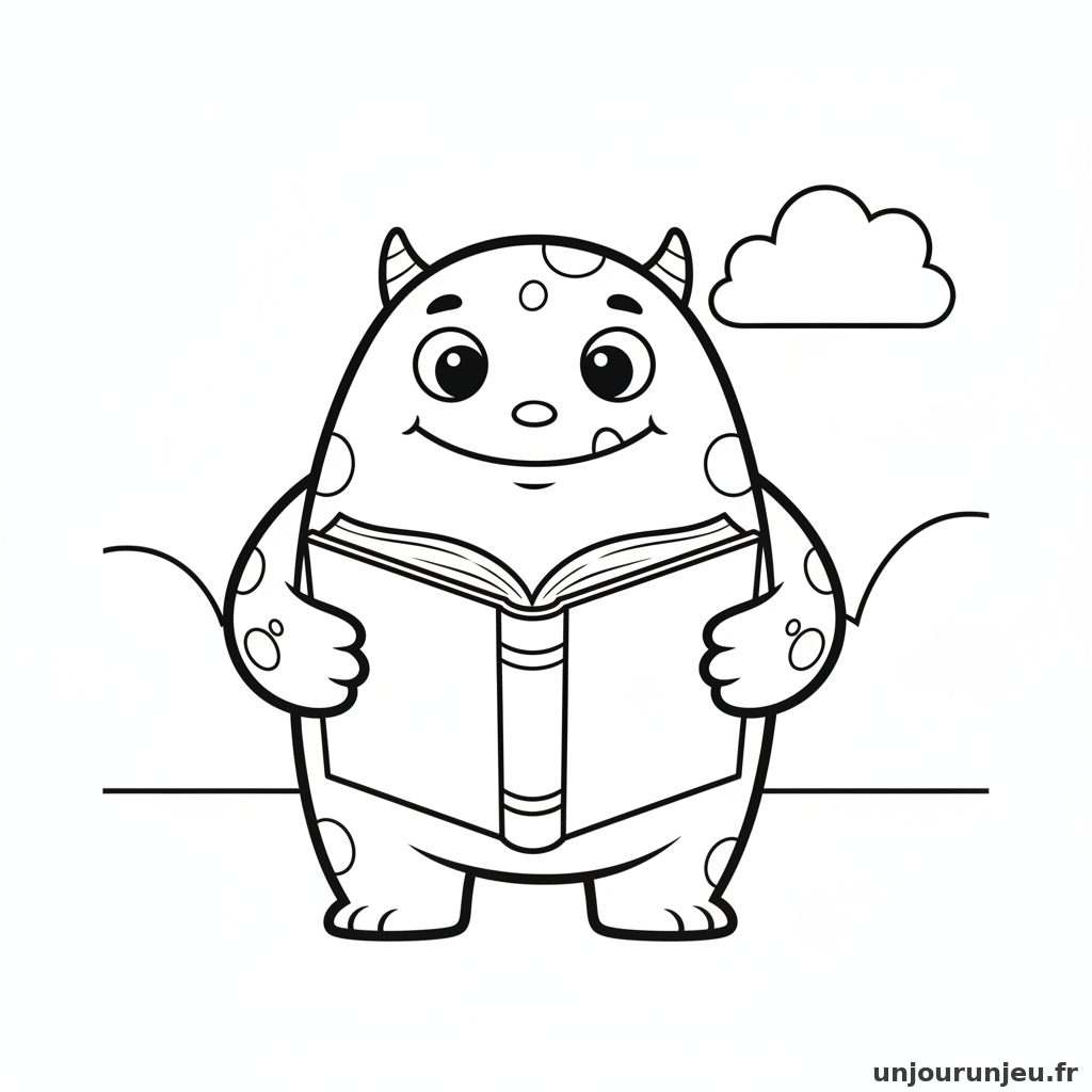 Coloriage Monstre Monstre Livre 16